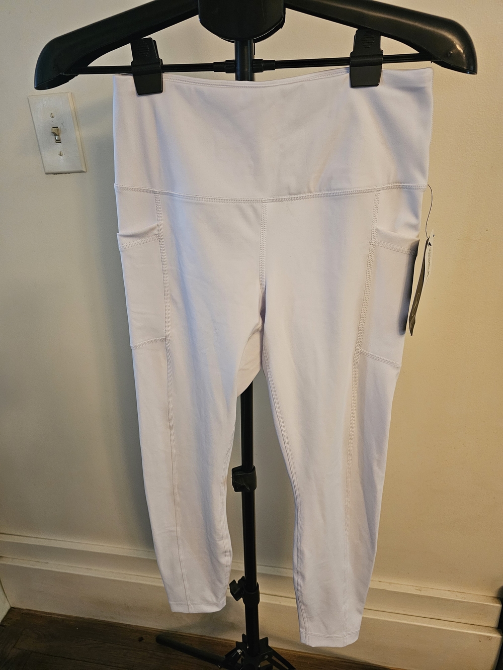 Reflex Light White High-Rise Pocket Leggings